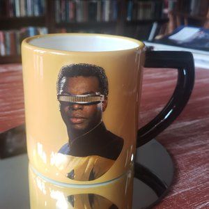 Geordi La Forge Star Trek Coffee Mug - 16 OZ   NIB